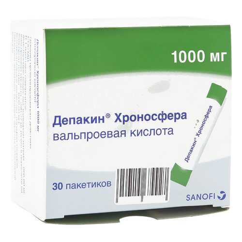 Депакин Хроносфера гранулы 1000 мг 30 шт. в Аптека Озерки