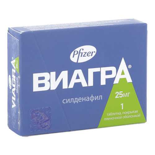 Виагра таблетки 25 мг в Аптека Озерки