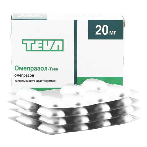 Омепразол-Тева капсулы 20 мг 28 шт. в Аптека Озерки