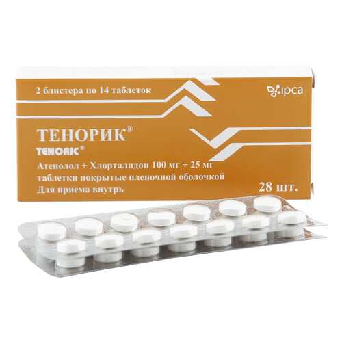 Тенорик таблетки 100 мг+25 мг 28 шт. в Аптека Озерки