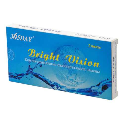Контактные линзы 365Day Bright Vision 2 линзы R 8,6 -8,5 в Аптека Озерки