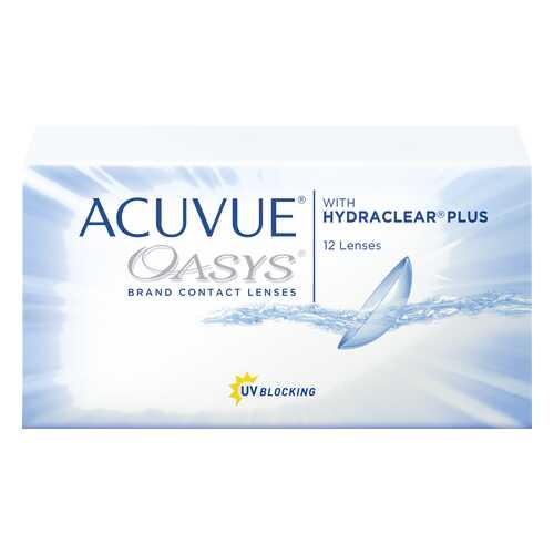 Контактные линзы Acuvue Oasys with Hydraclear Plus 12 линз R 8,4 +0,75 в Аптека Озерки