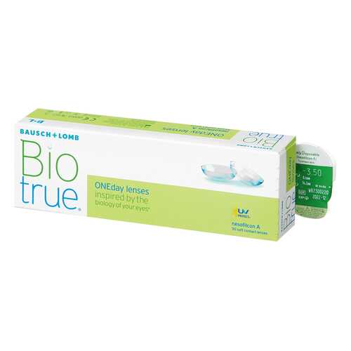 Контактные линзы Biotrue ONEday 30 линз -1,75 в Аптека Озерки