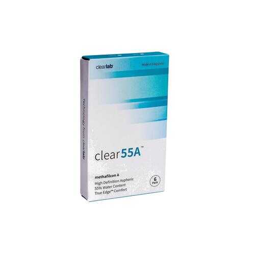 Контактные линзы ClearLab Clear 55 A 6 линз R 8.7 -10,00 в Аптека Озерки