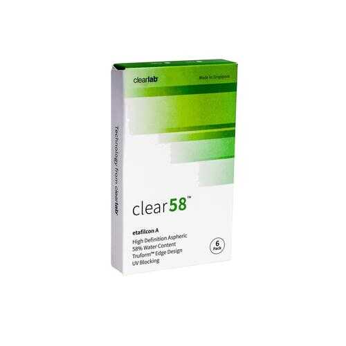 Контактные линзы ClearLab Clear 58 6 линз R 8.3 -04,50 в Аптека Озерки