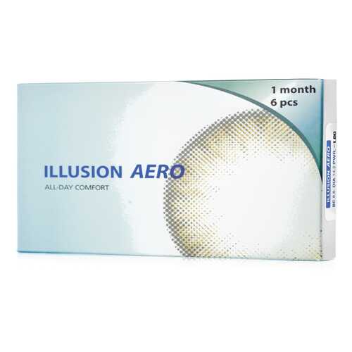 Контактные линзы ILLUSION Aero 6 линз R 8.6 -5.0D в Аптека Озерки