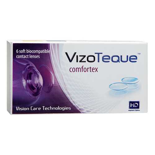 Контактные линзы VizoTeque Comfortex 6 линз R 8,6 -5,50 в Аптека Озерки