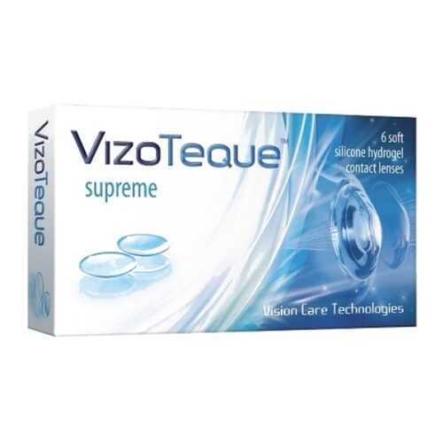 Контактные линзы VizoTeque Supreme 6 линз R 8,6 -4,00 в Аптека Озерки