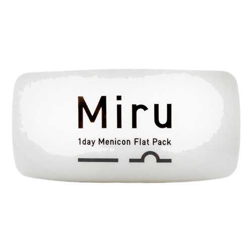 Линза контактная Miru 1 day Menicon Flat Pack -0,50 30 шт. в Аптека Озерки