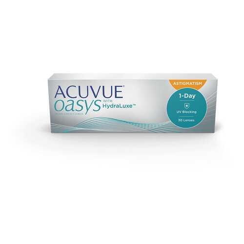 Контактные линзы Acuvue Oasys 1-Day with HydraLuxe for Astigmatism 30 линз -7,00/-1,25/70 в Аптека Озерки
