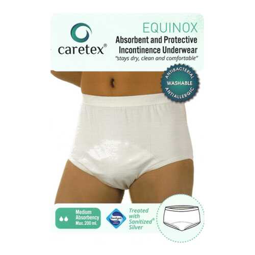 Многоразовые впитывающие трусы Caretex Equinox Gentug Textile S, черные в Аптека Озерки