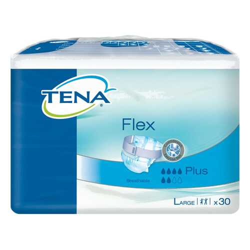 Подгузники для взрослых с поясом, L, 30 шт. Tena Flex Plus в Аптека Озерки