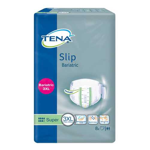 Подгузники для взрослых Tena Slip Bariatric Super 3XL 8 шт. в Аптека Озерки