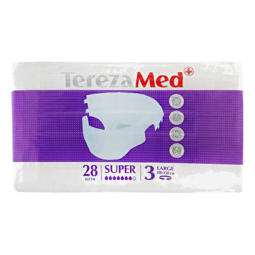 TerezaMed Подгузники для взрослых Super р.3 large N28 в Аптека Озерки