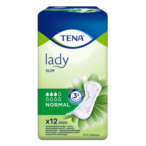Урологические прокладки для женщин, 12 шт. Tena Lady Slim Normal в Аптека Озерки