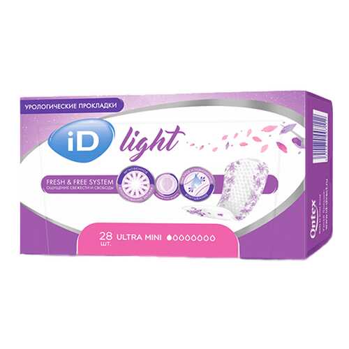 Урологические прокладки iD light mini 28 шт. в Аптека Озерки