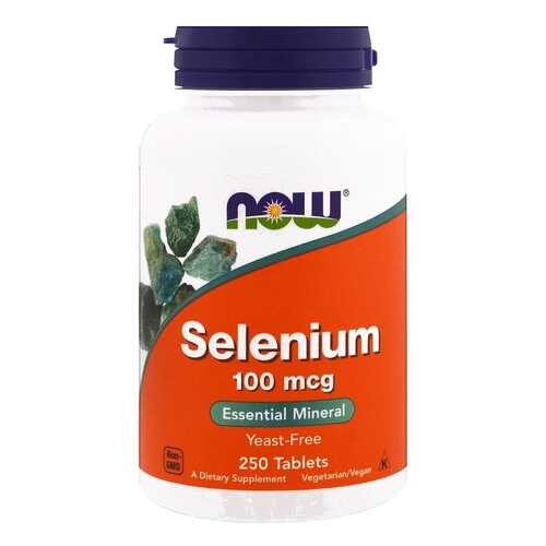 Селен NOW Selenium 250 табл. без вкуса в Аптека Озерки