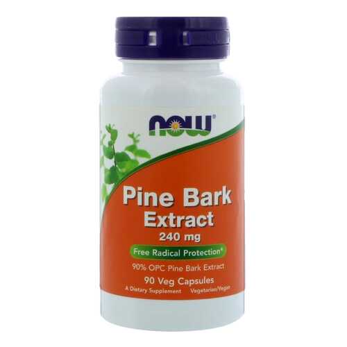 Антиоксидант NOW Pine Bark Extract 90 капсул в Аптека Озерки