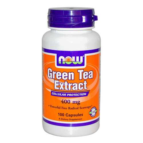 Добавка для здоровья NOW Green Tea Extract 100 капс. в Аптека Озерки