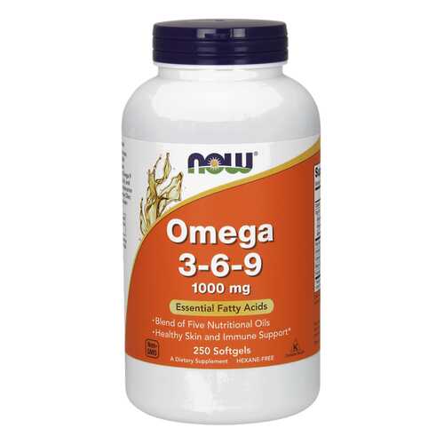 NOW Omega 3-6-9 1000 250 капсул в Аптека Озерки